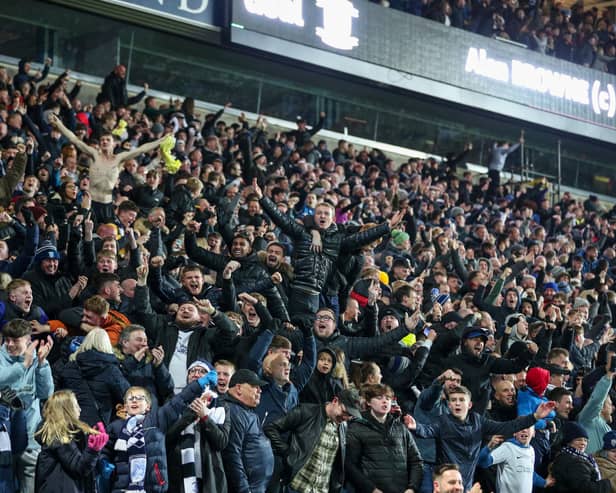 Preston North End took nearly 6,000 fans to Blackburn Rovers. They witnessed a 2-1 victory over them in the Championship in December. (CameraSport - Alex Dodd)