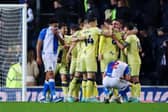 PNE players celebrate