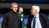 Ryan Lowe with Peter Ridsdale