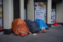 Blackpool has acted to prevent the spread of tents used by the homeless like these in London