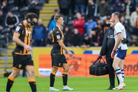 Will Keane is a doubt for Preston North End's first fixture of 2024. The forward tested positive for COVID and could miss the game against Sunderland. (Image: CameraSport - Alex Dodd)