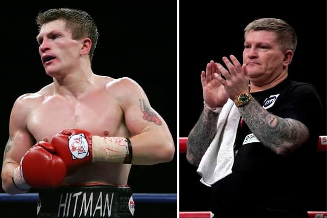 An afternoon with Ricky Hatton is being held in Lancashire next year. Pictured: Ricky in 2007 and 2022