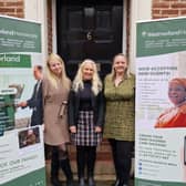 Pictured at Westmorland Homecare's new Preston branch are, from left, Charlotte Cooper, Registered Manager Tracey Redwood and Lisa Fisher