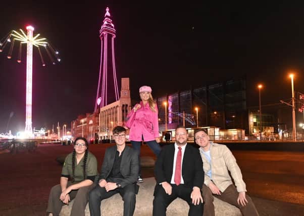 The cast of Legally Blonde: The Musical arrive in Blackpool