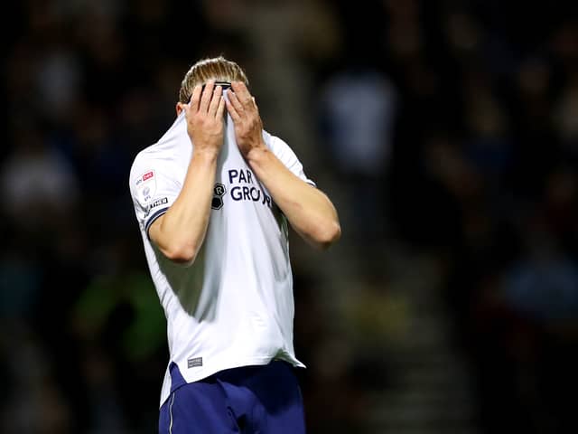 Preston North End's form has dipped over the last few months. Ryan Lowe is enduring a difficult spell at Deepdale right now. (Photo by Lewis Storey/Getty Images)