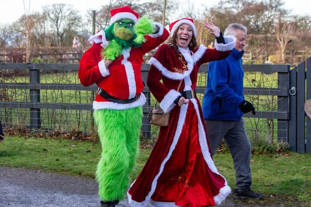 Approximately 300 people attended the fundraiser, including the Grinch! (Credit:  Stuart Laverick Photography)