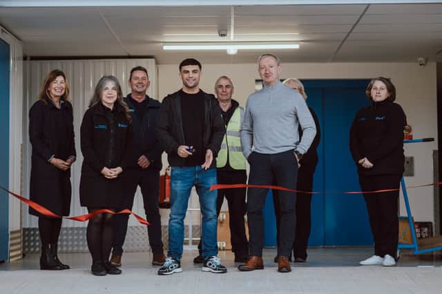 Boxer Jack Catterall opened Porterstore's new self-storage centre at Adlington Central Business Park