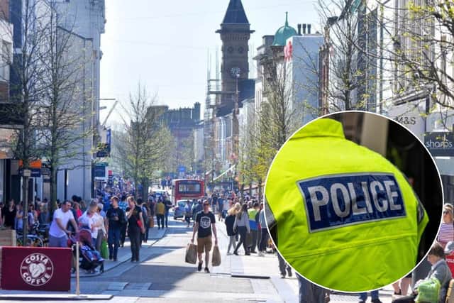 Uniformed and plain-clothes officers patrolled the city centre this week to tackle shoplifting