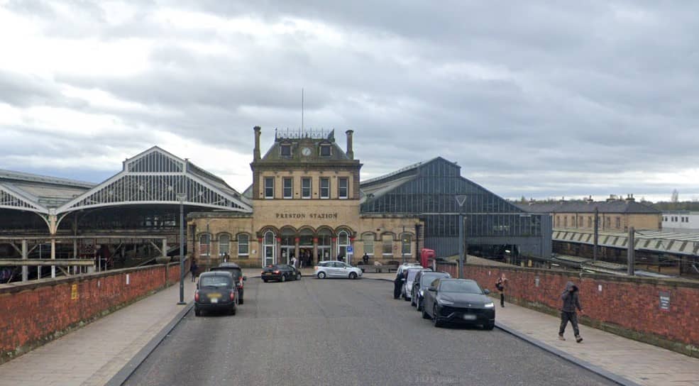 4.2 million passengers entered and exited Preston's only train station in 2021-22 (Credit: Google)