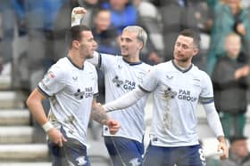 Preston North End beat Leeds United on Boxing Day. One of their players makes the Championship Team of the Week. (Image: CameraSport - Dave Howarth)