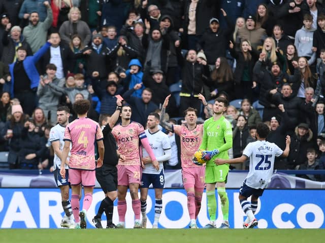 A rivalry was renewed after Illan Meslier aimed a post at Preston North End. The goalkeeper celebrated Leeds United's 2-1 win over the Lilywhites on Sunday. (Image: Getty Images)