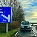 Learner caught driving on the M55 near Preston 60 years after failing his test