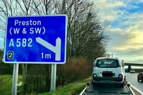 Learner caught driving on the M55 near Preston 60 years after failing his test