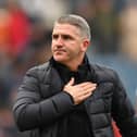 Preston North End boss Ryan Lowe acknowledges the fans after the Lilywhites' 2-1 win against Leeds on Boxing Day