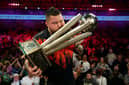 Michael Smith was in attendance at Preston North End's win over Leeds United. He won the World Darts Championship at Alexandra Palace in January 2023. (Photo by Luke Walker/Getty Images)