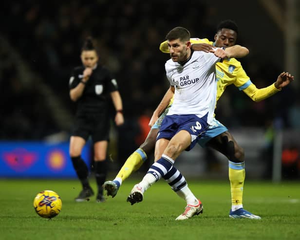 Ched Evans is nursing a knee injury. He won't feature for Preston North End against Millwall. (Image: Getty Images)