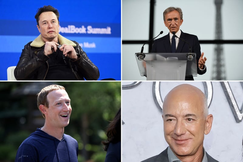 The 10 richest men in the world in January 2024