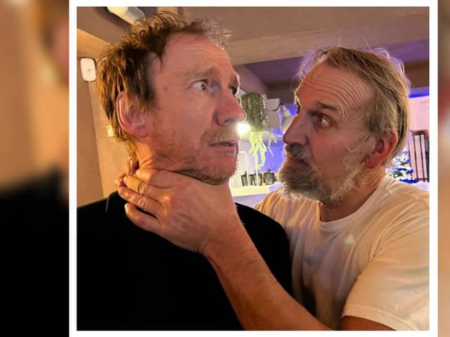 Actors David Thewlis and Christopher Eccleston don't seem to be getting on... Credit: officialdavidthewlis on Instagram