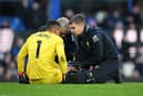 Chelsea will not have Robert Sanchez available. The goalkeeper has an injury and isn't in contention to play Preston North End in the FA Cup. (Image: Getty Images)