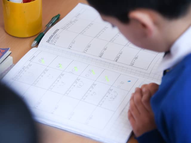 New figures show children in Lancashire have improved their basic multiplication skills (Credit: PA)