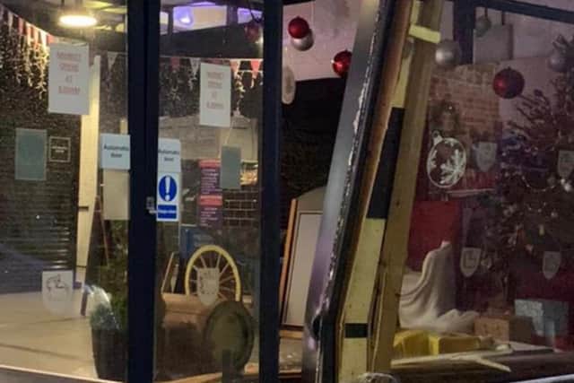 The car smashed into the Market's Earl Street entrance at around 10.45pm on Saturday, December 23, with the driver fleeing the scene before police arrived.