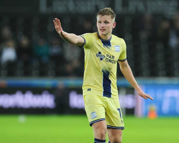 Ali McCann is unavailable for Preston North End this weekend. He won’t return to training until Monday. (Image: CameraSport - Ian Cook)