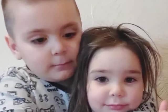 Brother and sister, Louis and Desire Busuioc - aged 5 and 3 - tragically died after their home caught fire in Coronation Crescent, Preston