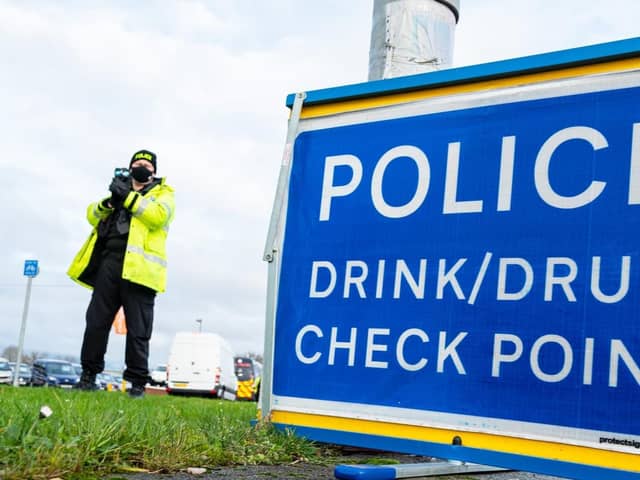 Officers stopped a total of 1,804 vehicles at checkpoints across the month (Credit: Lancashire Police)