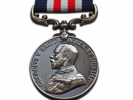 Thieves have stolen Second World War medals awarded for a soldier's bravery - similar to the one pictured, from a home in Southlands Drive, Leyland