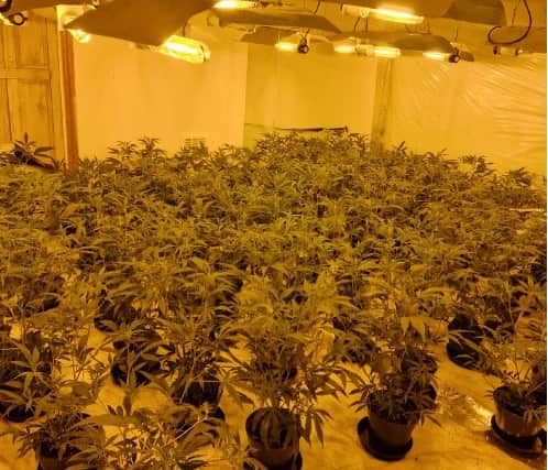 Multiple rooms inside a property in the Broadgate area of Preston had been converted for the purpose of growing cannabis plants