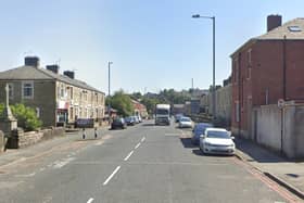 Two men have been arrested after a car smashed into a bus during a police chase in Blackburn (Credit: Google)