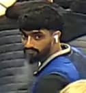 Do you recognise this man? Officers want to speak to him following a hate crime onboard a train in Lancashire (Credit: British Transport Police)
