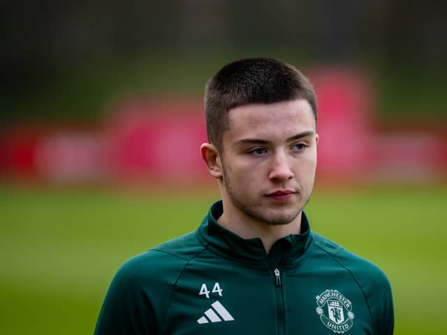 Man United midfielder Dan Gore is wanted by several League One clubs. He had been linked with a move to Preston North End in December. (Image: Getty Images)