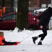 Lancashire schools closed due to snow. 