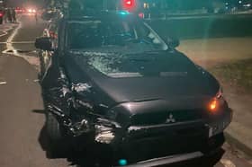 The scene of the crash in Leyland Lane, Leyland on Monday night (January 15)