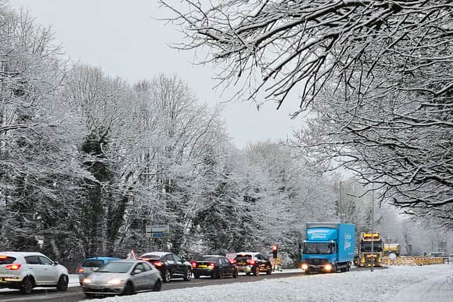 One local resident said the combination of roadworks, United Utilities repairs and snow had led to 'a total shutdown' of the Tanterton/Ingol area.