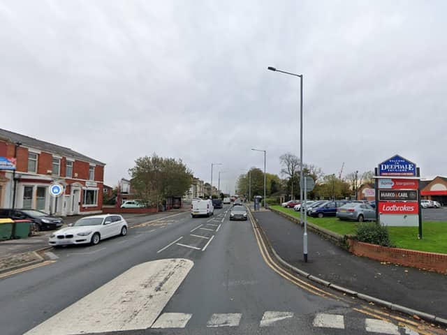 Deepdale Road in Preston is blocked both ways due to broken down lorry this morning (Wednesday, January 17)