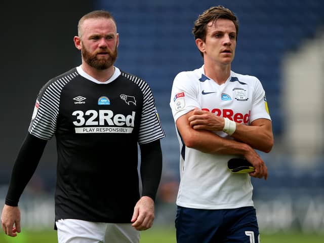 Josh Harrop (R) was once at Manchester United like Wayne Rooney. The former Preston North End midfielder is now on the verge of a move to a League One club.  (Image: Getty Images)