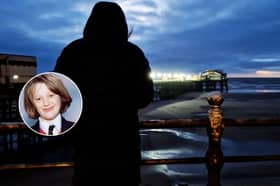 Charlene (inset) was one of around 60 vulnerable girls who were being targeted by sexual predators in Blackpool. Main photo credit: Lucinda Herbert, inset: Family handout.