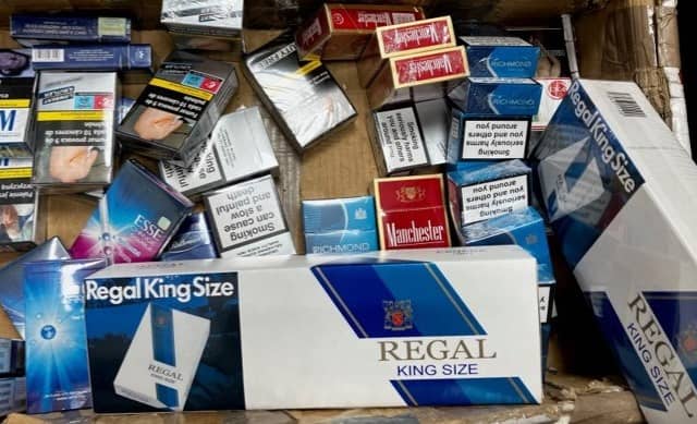 Hordes of illegal vapes and cigarettes worth £84,000 were seized in Chorley and Preston in one day.