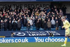 PNE fans at Millwall