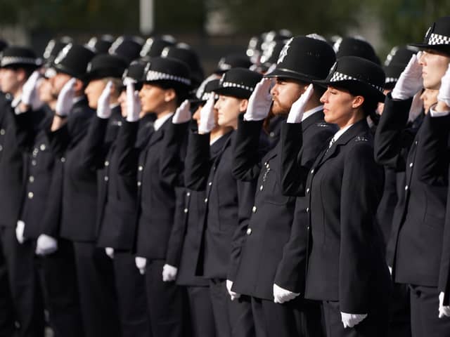 Home Office figures show there were 3,609 Lancashire Constabulary officers in September (Credit: PA)
