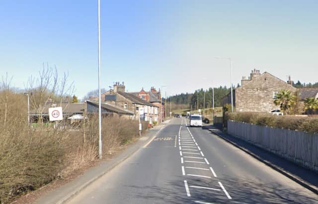 A collision closed Blackburn Road in Egerton in both directions (Credit: Google)
