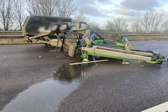 National Highways warn the southbound carriageway could be closed "for some time" as recovery efforts continue this afternoon