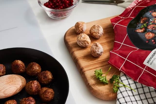 IKEA's frozen meatballs cost £7.50 for a 1000g packet