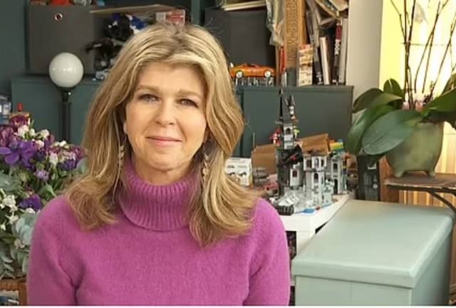 TV presenter Kate Garraway returned to ITV's Good Morning Britain via a videolink on Monday morning (February 5). Credit: ITV