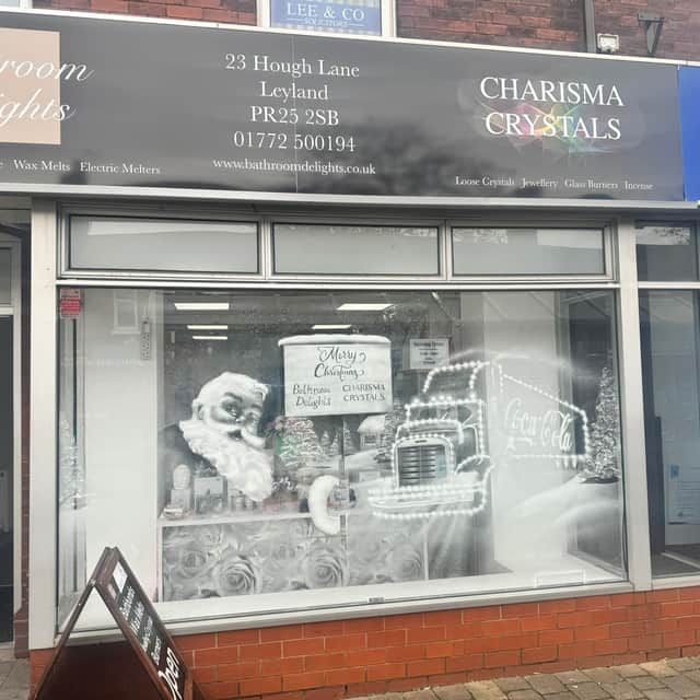 Bathroom Delights/Charisma Crystals in Leyland closed for good last Saturday after 15 months of trading. 