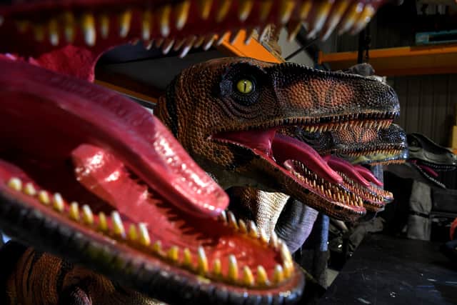 Watch as intrepid explorers come face-to-face with more than 50 animatronics 