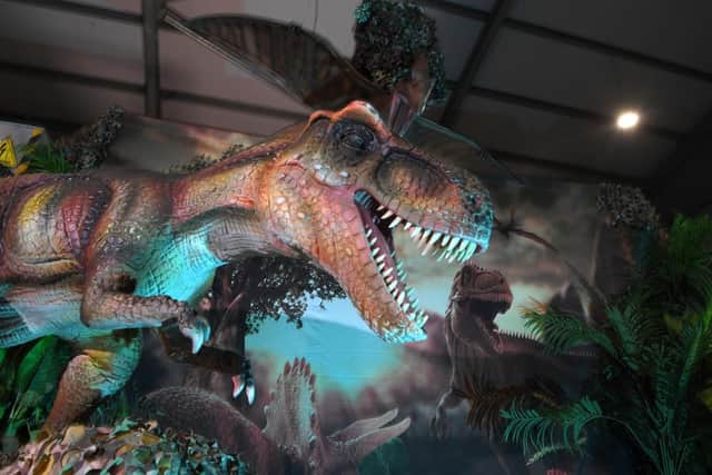 Jurassic Earth Live features the World's largest walking T-rex