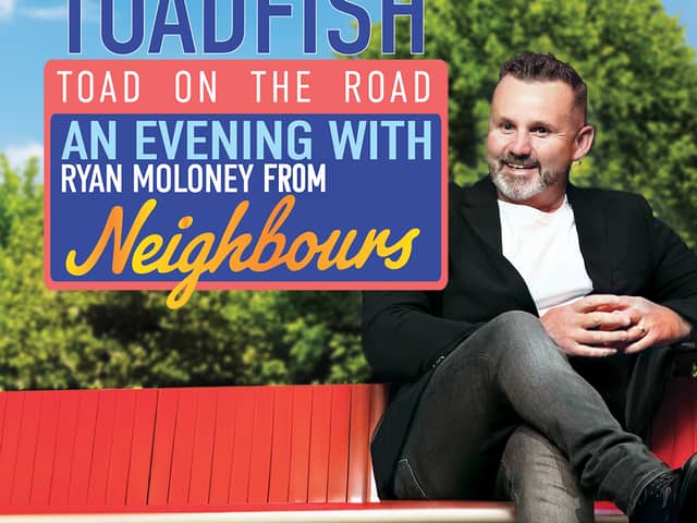 Toadfish from Neighbours is coming to Blackpool